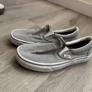 Vans Light Gray Slip-On